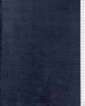 Velvet mesh, corduroy Navy Blue - Tissushop