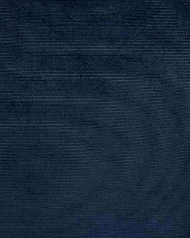 Maille velours côtelé Bleu Marine - Tissushop