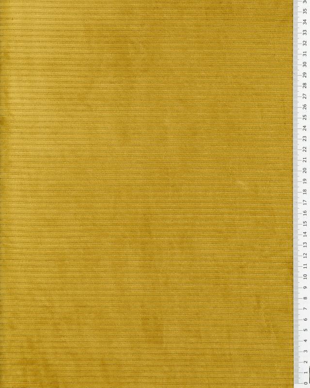 Velvet mesh, corduroy Mustard - Tissushop