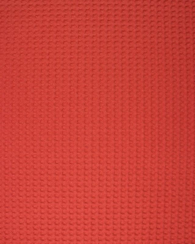 Waffle fabric Rust - Tissushop