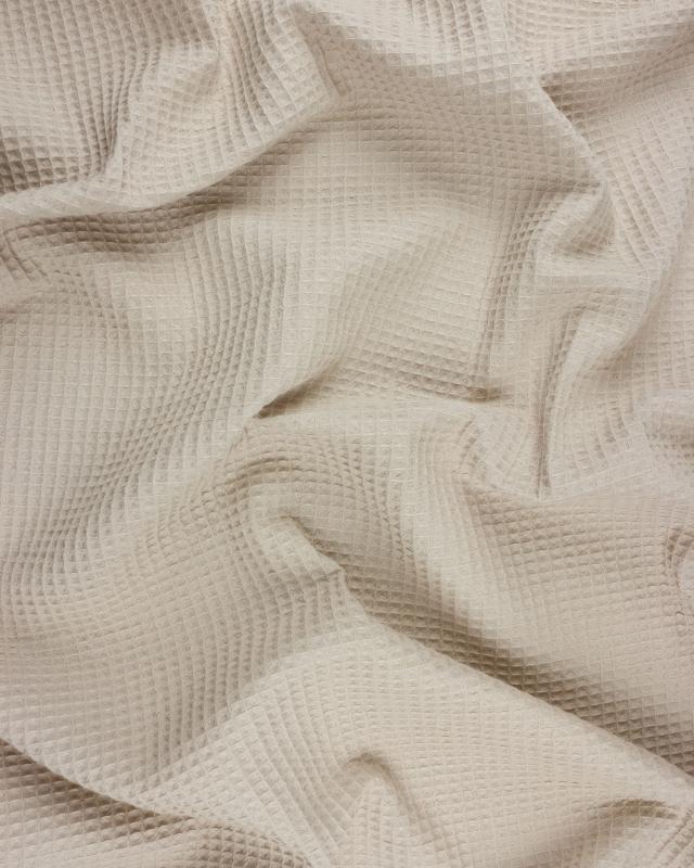 Waffle fabric Beige - Tissushop