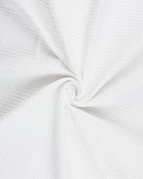 Waffle fabric White - Tissushop