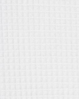 Waffle fabric White - Tissushop