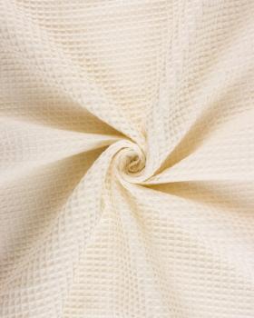 Waffle fabric Ivory - Tissushop