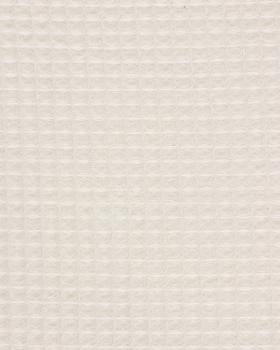 Waffle fabric Ivory - Tissushop