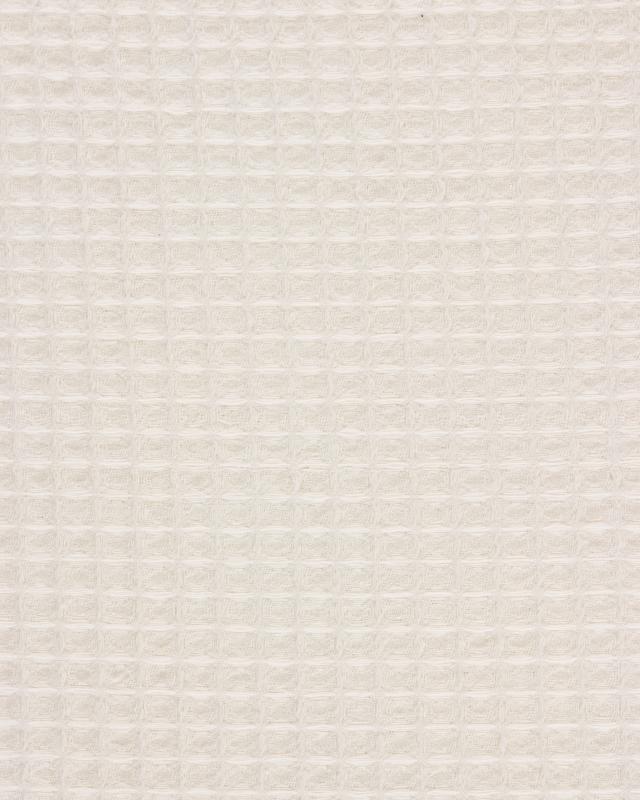 Waffle fabric Ivory - Tissushop