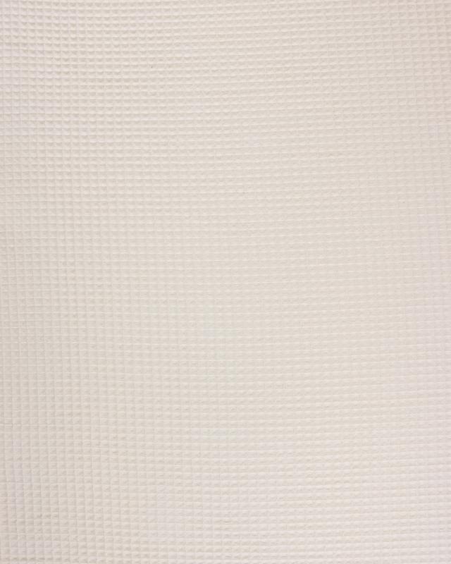 Waffle fabric Ivory - Tissushop