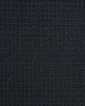 Waffle fabric Black - Tissushop