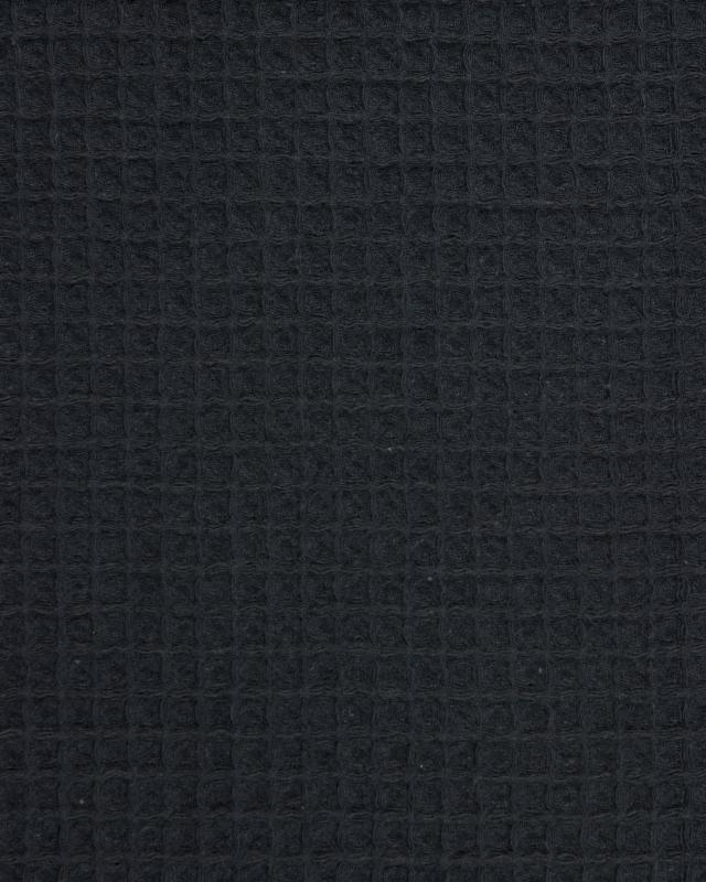 Waffle fabric Black - Tissushop