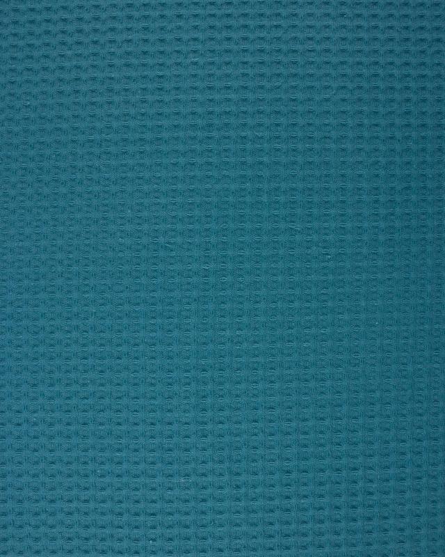 Waffle fabric Dark Cyan - Tissushop