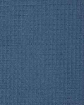 Waffle fabric Blue Jeans - Tissushop