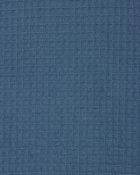 Tissu Nid d'abeille Bleu Jeans - Tissushop