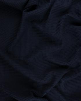 Waffle fabric Navy Blue - Tissushop