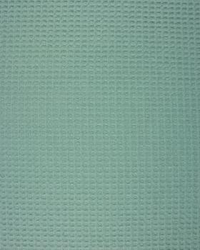 Waffle fabric Eucalyptus Green - Tissushop