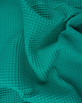 Waffle fabric Turquoise Green - Tissushop