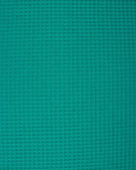 Tissu Nid d'abeille Vert Turquoise - Tissushop