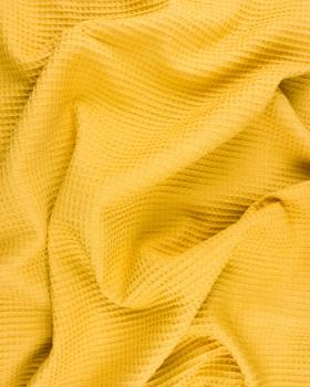 Waffle fabric Mustard - Tissushop