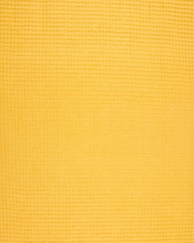 Waffle fabric Mustard - Tissushop