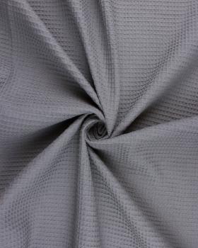 Tissu Nid d'abeille Gris Anthracite - Tissushop