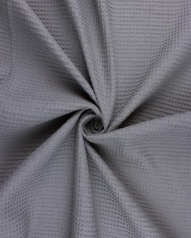 Waffle fabric Dark Grey - Tissushop