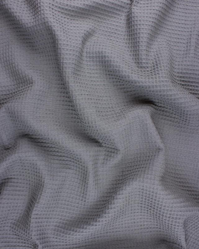 Waffle fabric Dark Grey - Tissushop