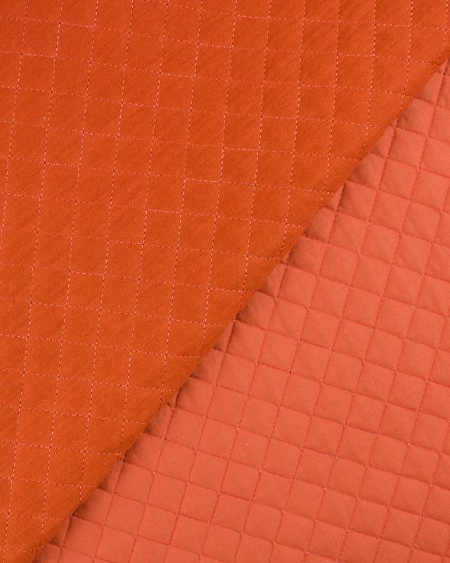 Plain quilted double gauze Rust - Tissushop