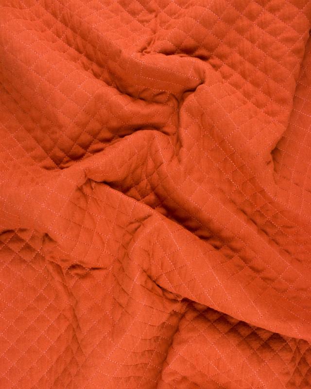 Plain quilted double gauze Rust - Tissushop