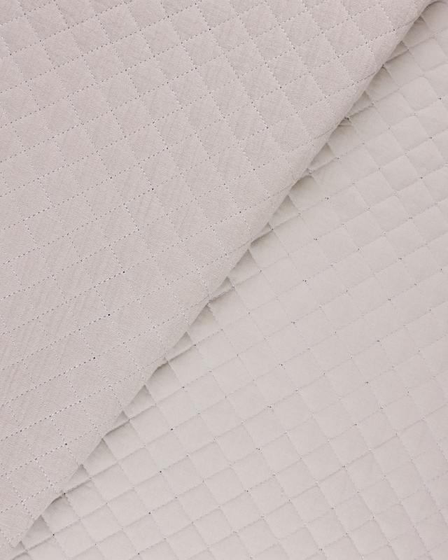 Plain quilted double gauze Beige - Tissushop