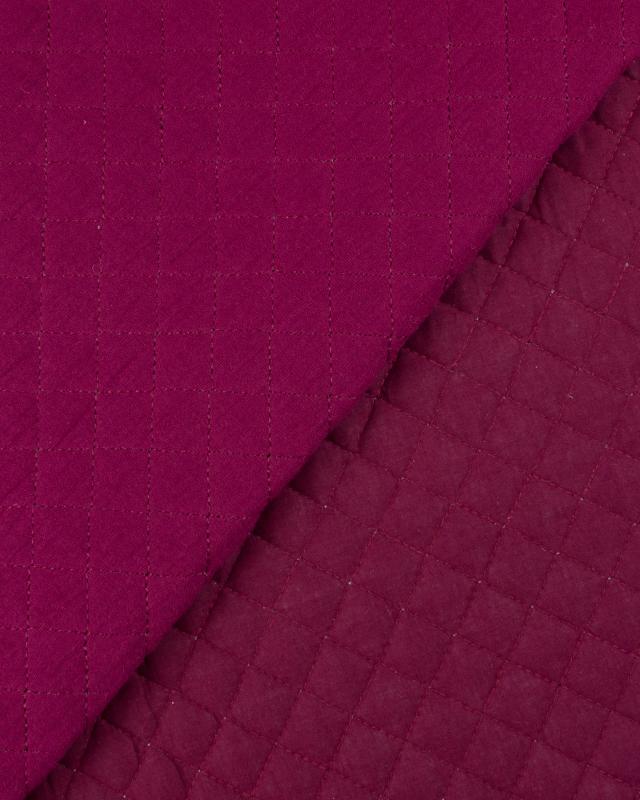 Plain quilted double gauze Bordeaux - Tissushop