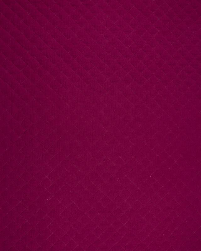 Plain quilted double gauze Bordeaux - Tissushop