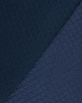 Plain quilted double gauze Navy Blue - Tissushop