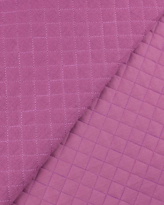 Double gaze matelassée unie Framboise - Tissushop