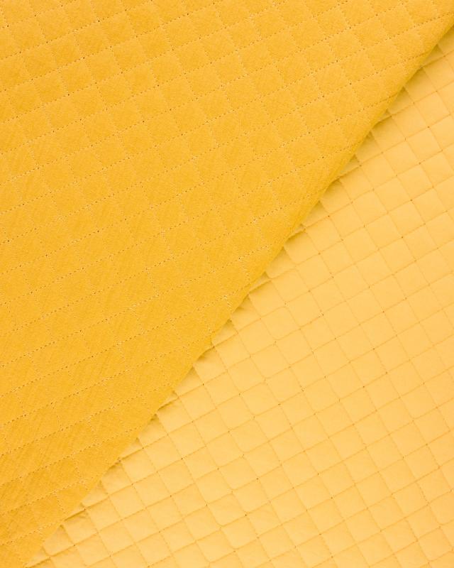 Plain quilted double gauze Mustard - Tissushop