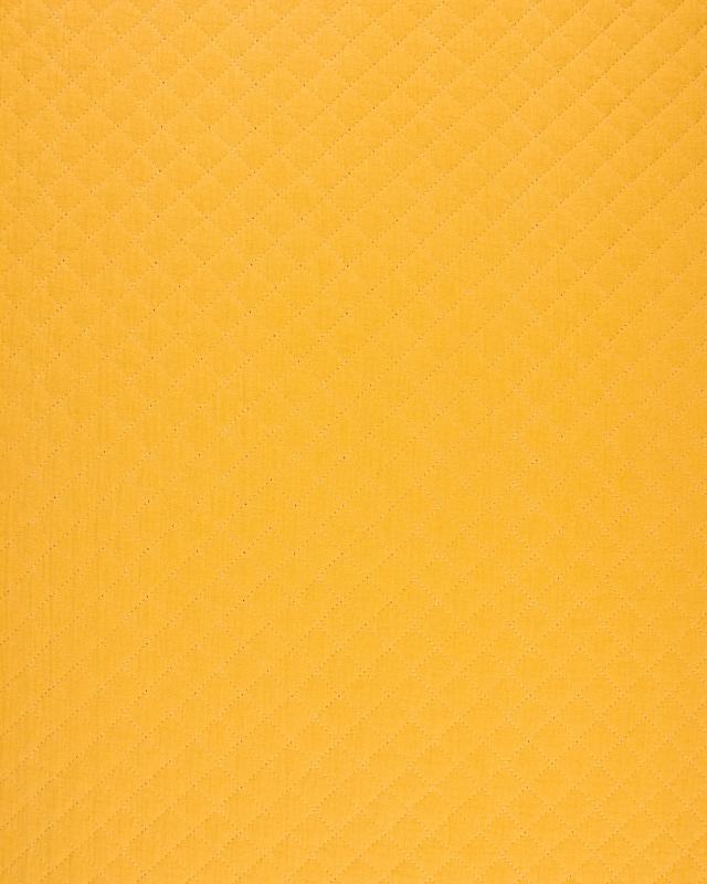 Plain quilted double gauze Mustard - Tissushop