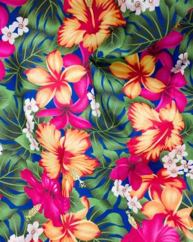 Polynesian fabric NEHENEHE Fuchsia - Tissushop