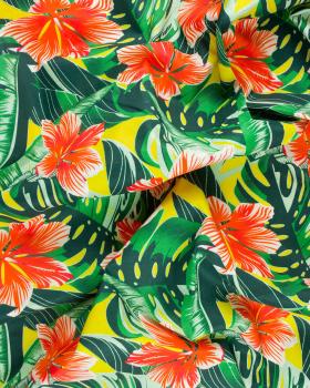 Polynesian fabric TAHITI Yellow - Tissushop