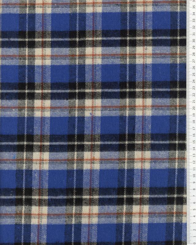 Flanelle Tartan Inverness Bleu - Tissushop