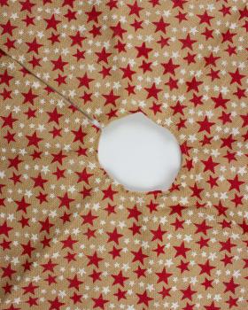 Christmas tree skirt with star pattern - Tissushop