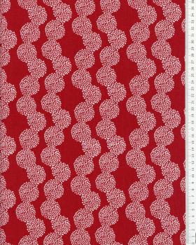 Cotton Popelin Palma Red - Tissushop