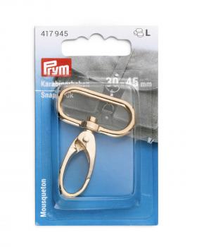 Snap hook 30 x 45 mm Prym (x1) Gold - Tissushop