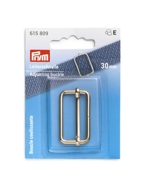 Prym metal slide buckle 30mm (x1) Gold - Tissushop