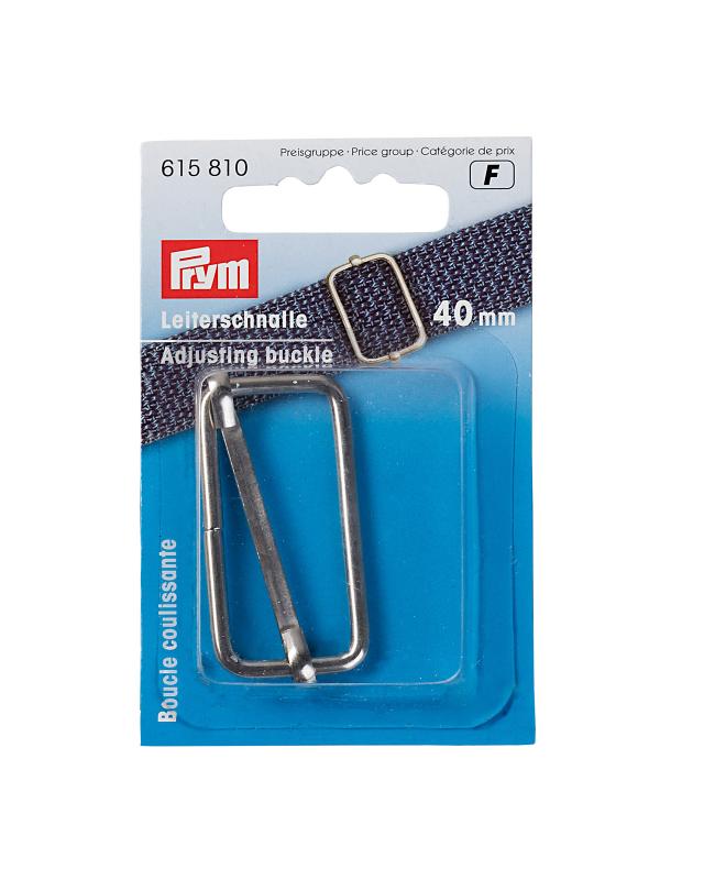 Boucle coulissante métallique 40mm Prym (x1) Argent - Tissushop