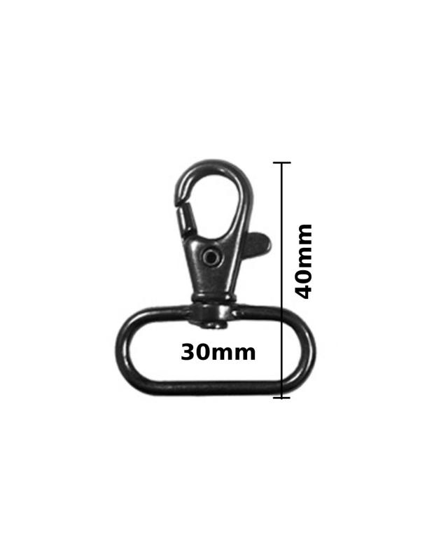 Carabiner 30x40mm (x1) Metal - Tissushop