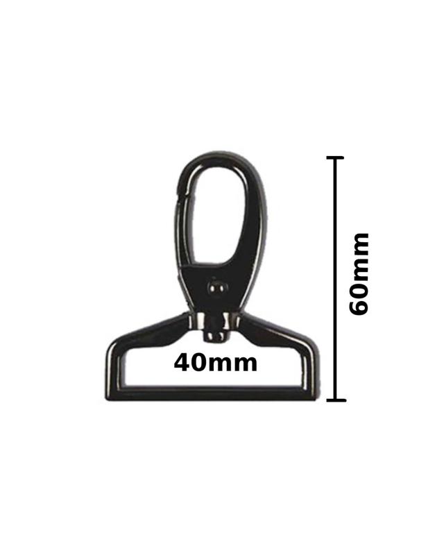 Carabiner 40x60mm (x1) Metal - Tissushop