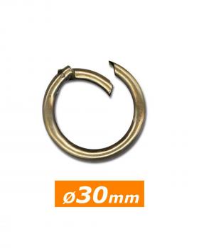 Ring for bag 30mm (x1) Old Gold - Tissushop