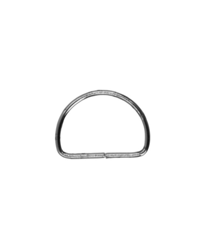 Half round ring 25mm (x1) Metal - Tissushop