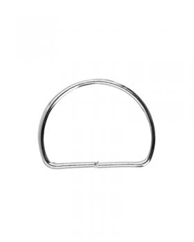 Half round ring 30mm (x1) Silver - Tissushop