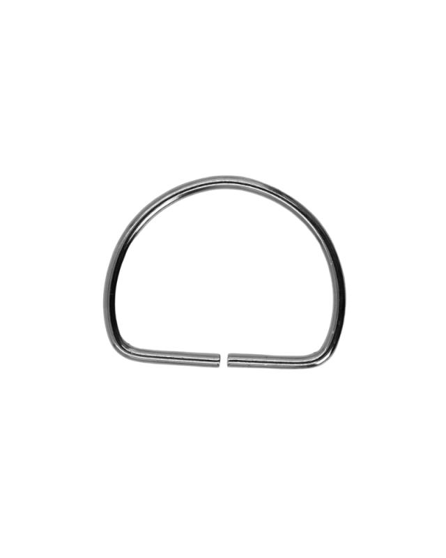 Half round ring 40mm (x1) Metal - Tissushop