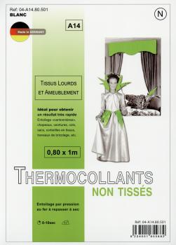 Entoilage non tissé A14 thermocollant - Tissus lourds & ameublement Blanc - Tissushop
