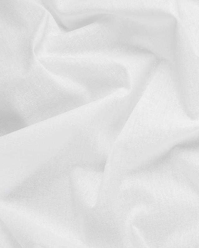Iron-on woven interlining 100% cotton A4 White - Tissushop